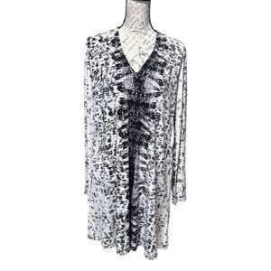 Kenneth Cole Long Sleeve Mini Dress Size Large NWT